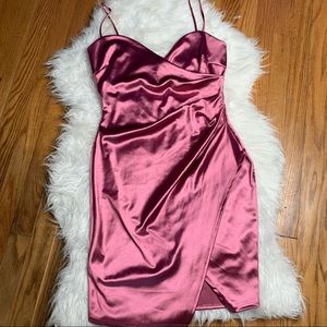 Satin Mini Dress